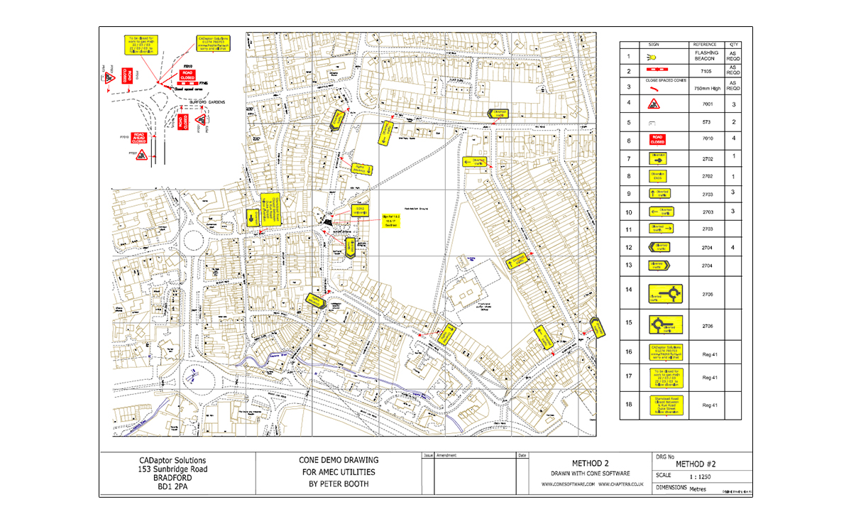 CONE - Quickly Place Traffic Signs on TM Plans