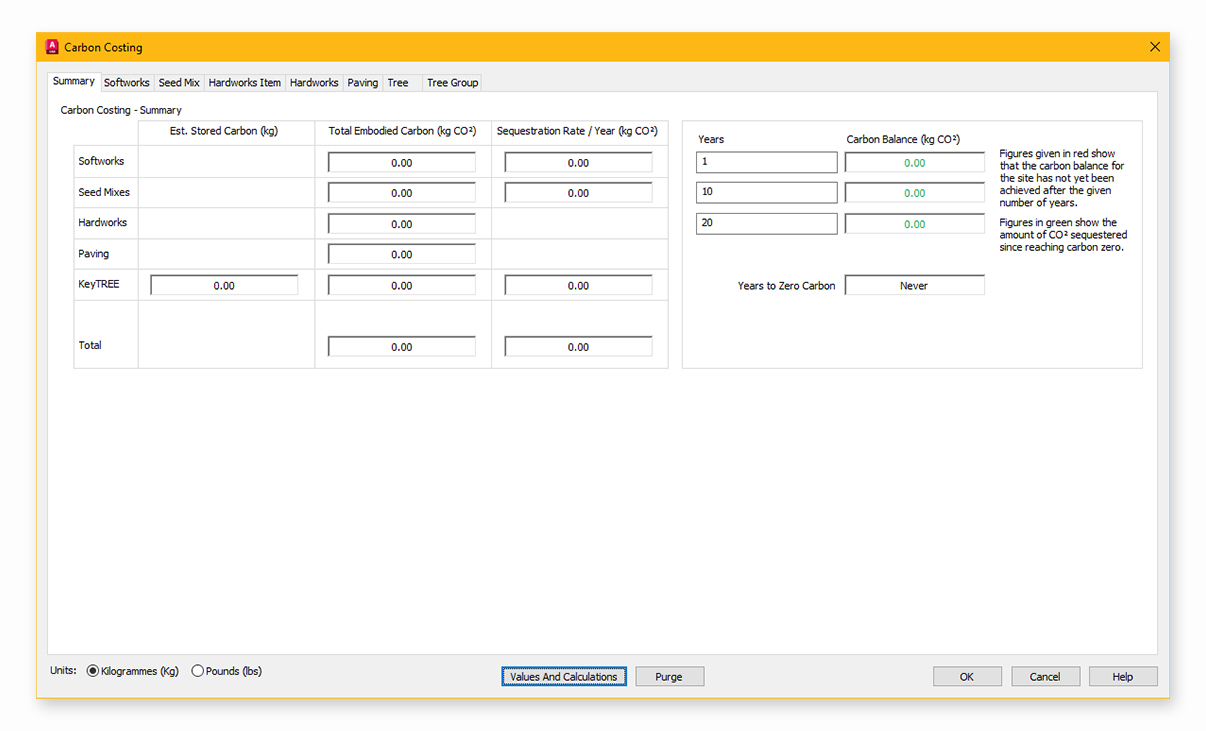 KeySCAPE - Carbon costing